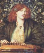 Dante Gabriel Rossetti The Blue Bower (mk28) oil painting on canvas